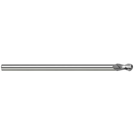 Harvey Tool End Mill - Ball - Reduced Shank, 0.2500" (1/4), Overall Length: 3" 24716